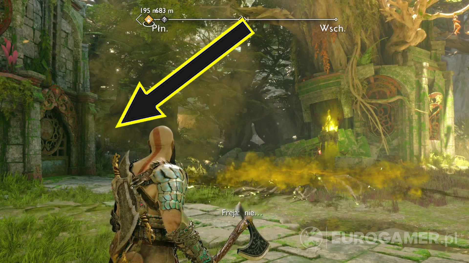 God of War Ragnarok - mapa skarbów: pod tęczą | Eurogamer.pl