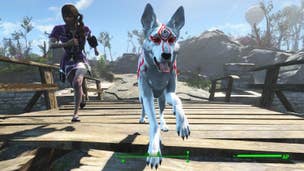Fallout 4 - give Dogmeat the look of Okami's white wolf