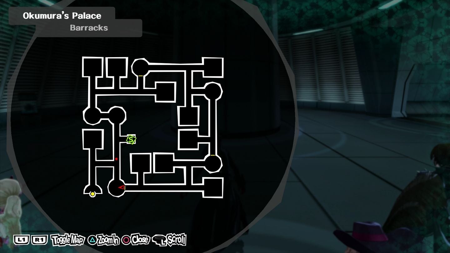 Persona 5: Okumura Palace dungeon - Barracks, Production Persona 5: Okumura Palace dungeon - Barracks, Production