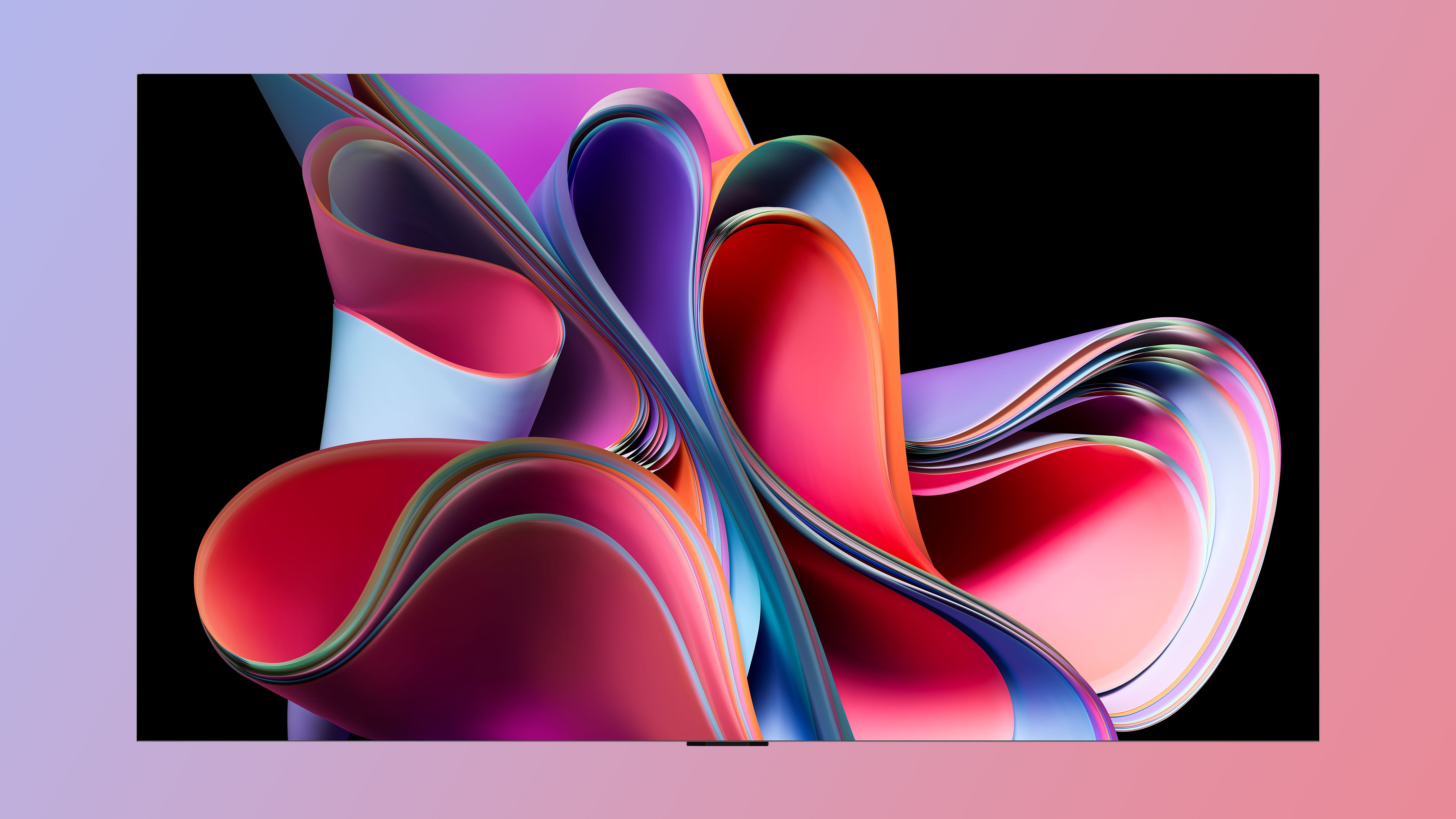 lg oled g3 4k tv pictured on a gradient background