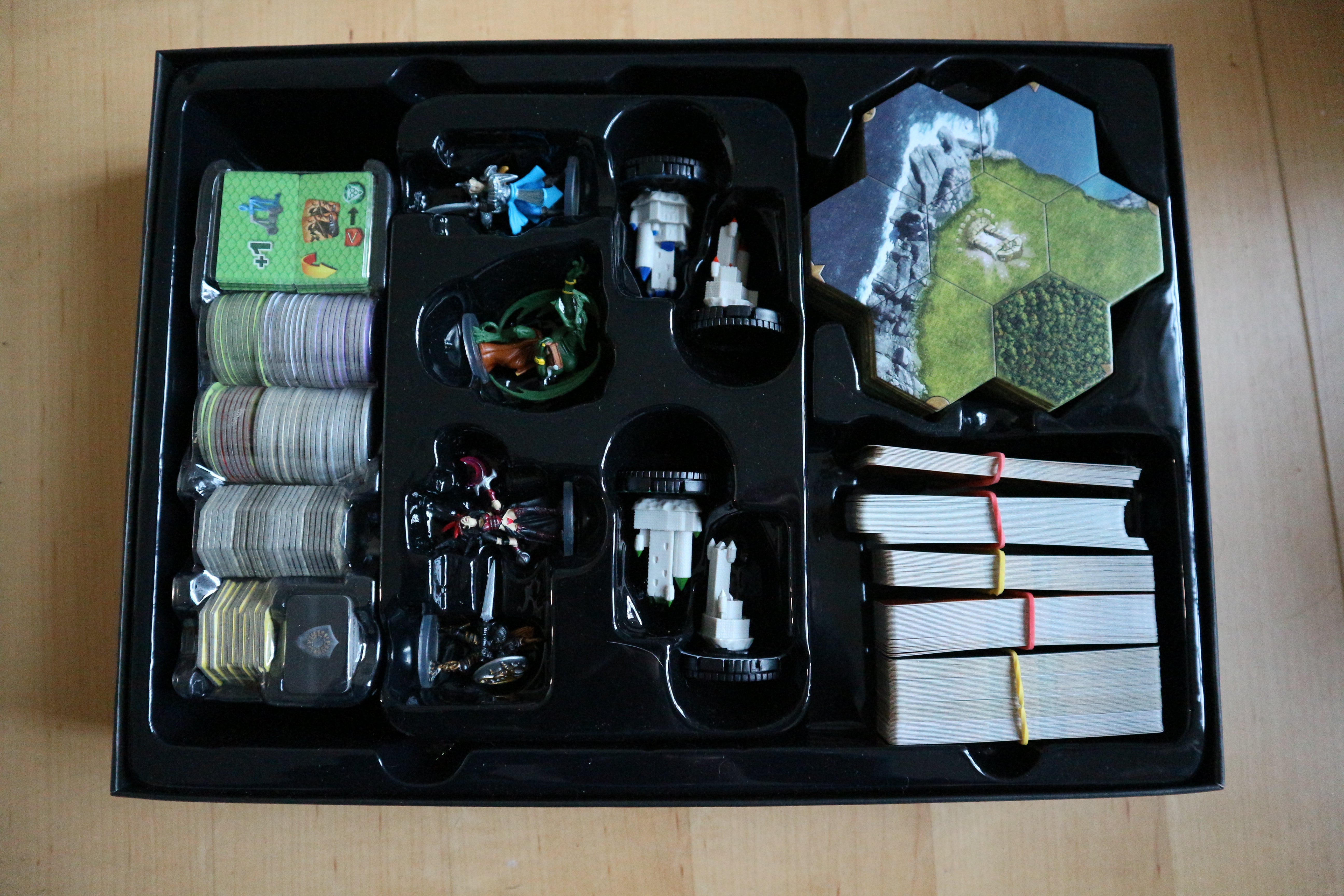 Board games understand the pleasures of taking things out of the box ...