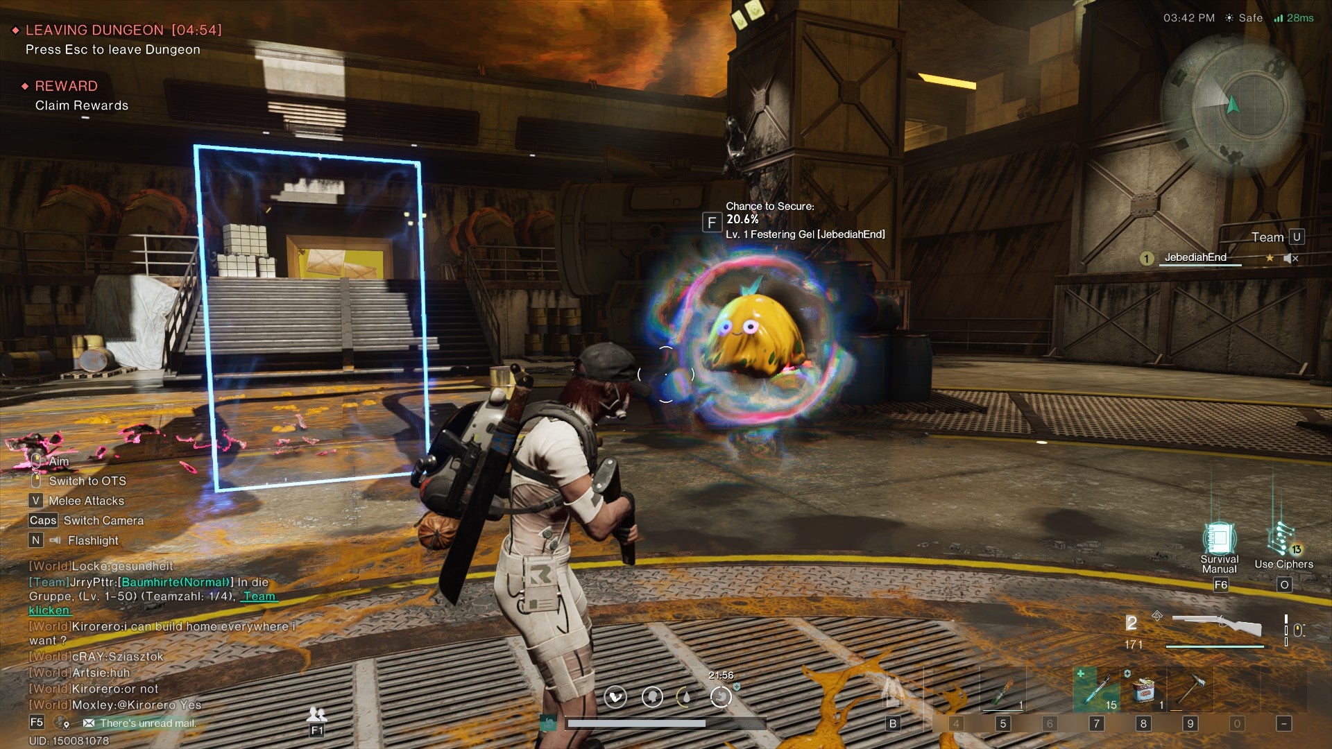 A happy yellow gel creature in Once Human. - 5