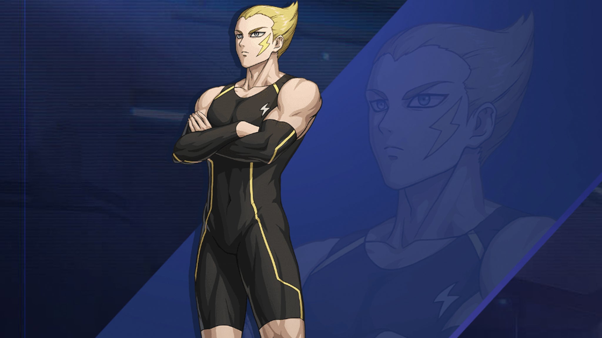 Artwork for One Punch Man World showing the Lightning Max character. - 5