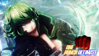 The header image for One Punch Ultimate in Roblox.