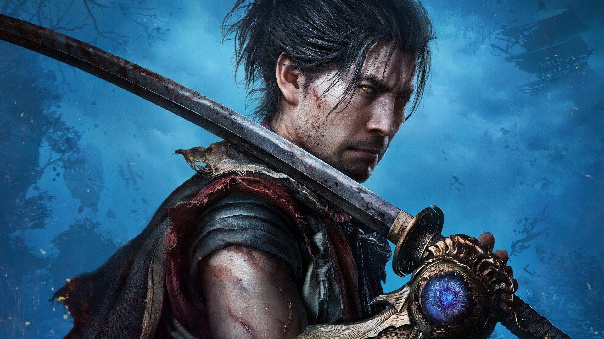 Miyamoto Musashi as he appears in Onimusha: Way of the Sword