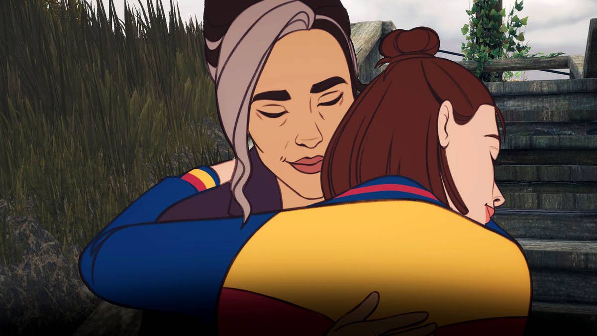 Tess and Opal discovering family secrets in Open Roads.