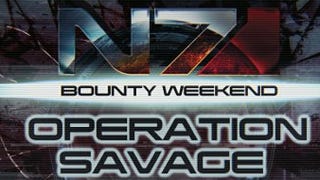 This weekend's Mass Effect 3 event is Operation Savage