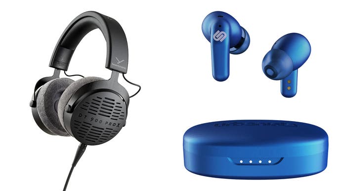 Beyerdynamic DT 900 Pro X headphones and Urbanista Seoul in-ear wireless headphones