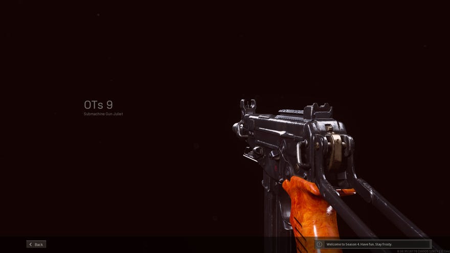 The OTs 9 is the newest SMG in Warzone Season 4 Reloaded