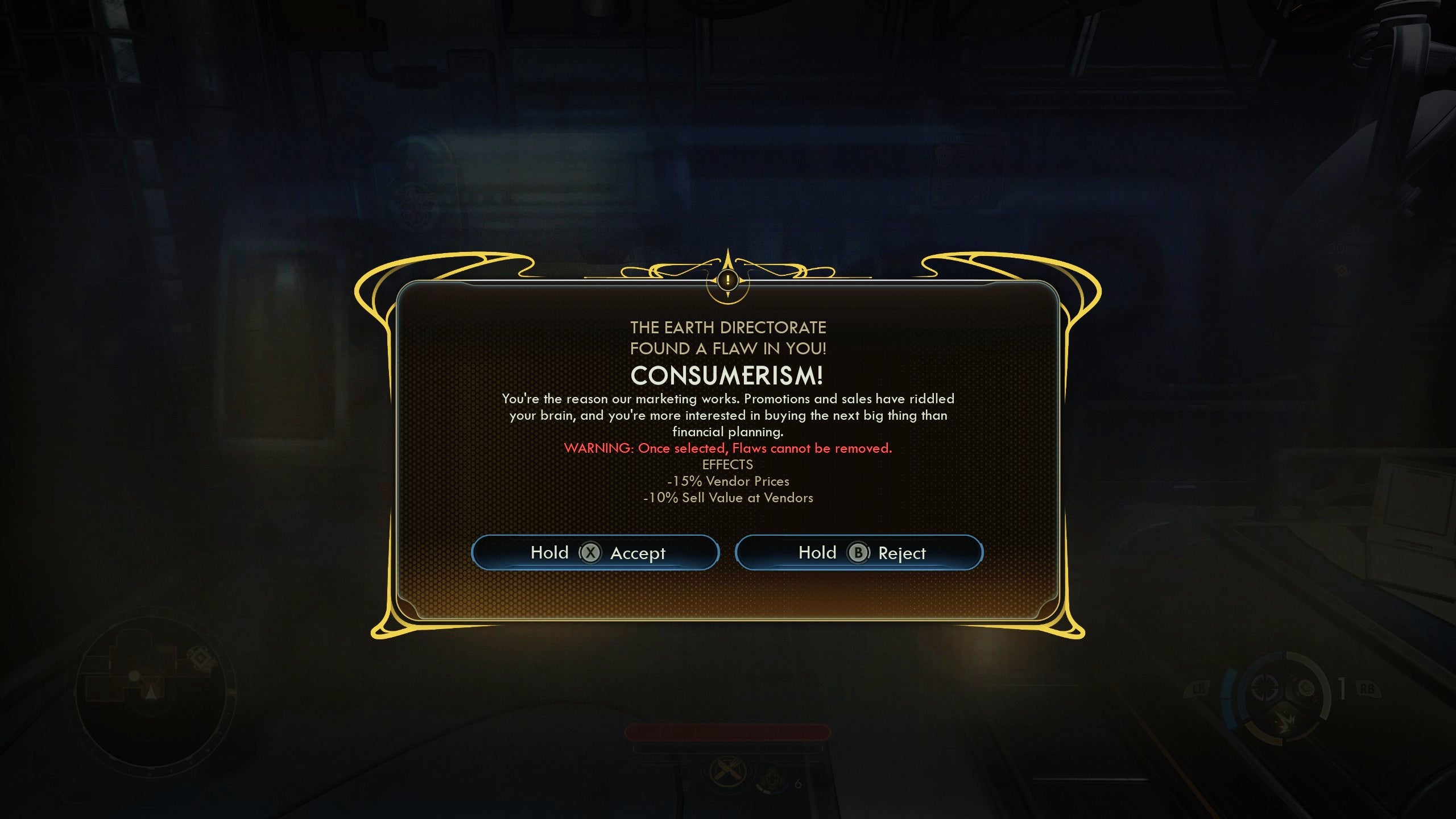 The consumerism flaw in The Outer Worlds 2.