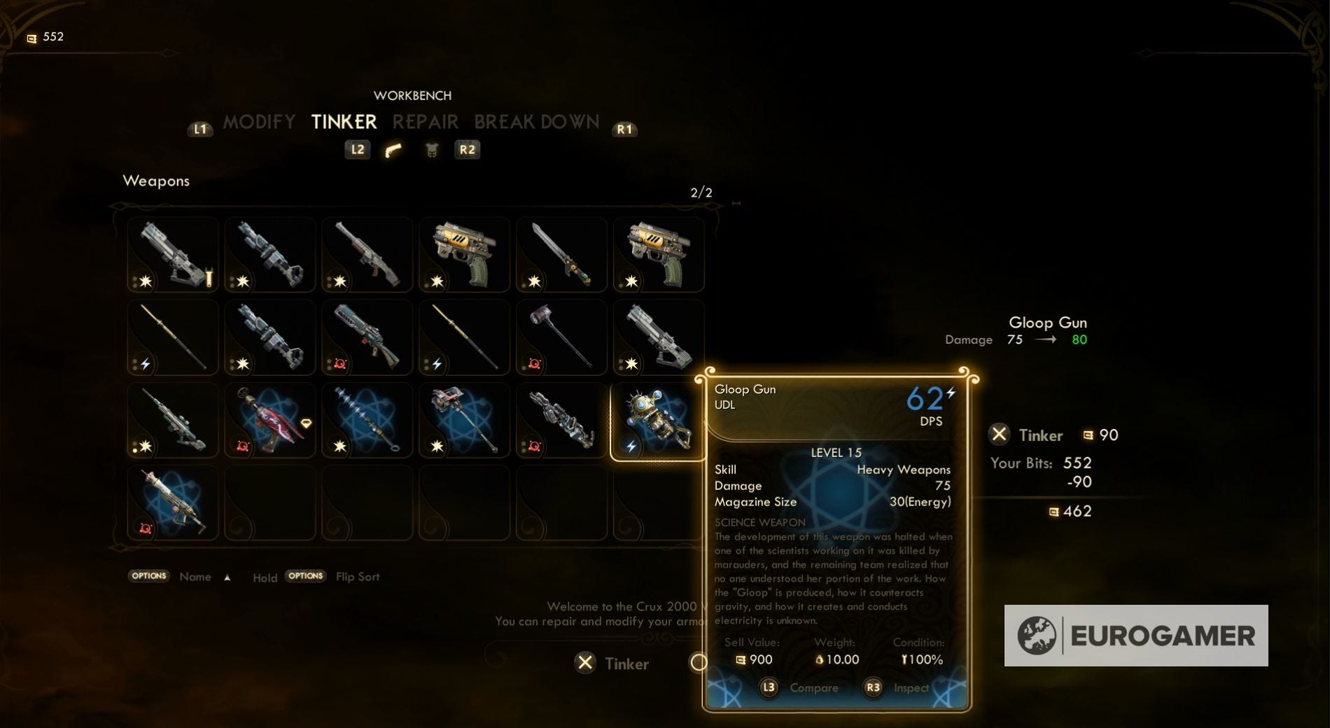 The Outer Worlds - Science Weapons explained, including the Prismatic ...