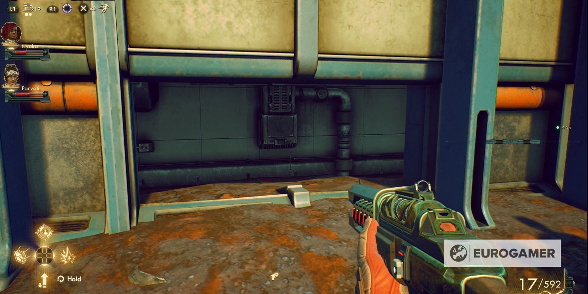 The Outer Worlds: Weapons From the Void mission - finding the