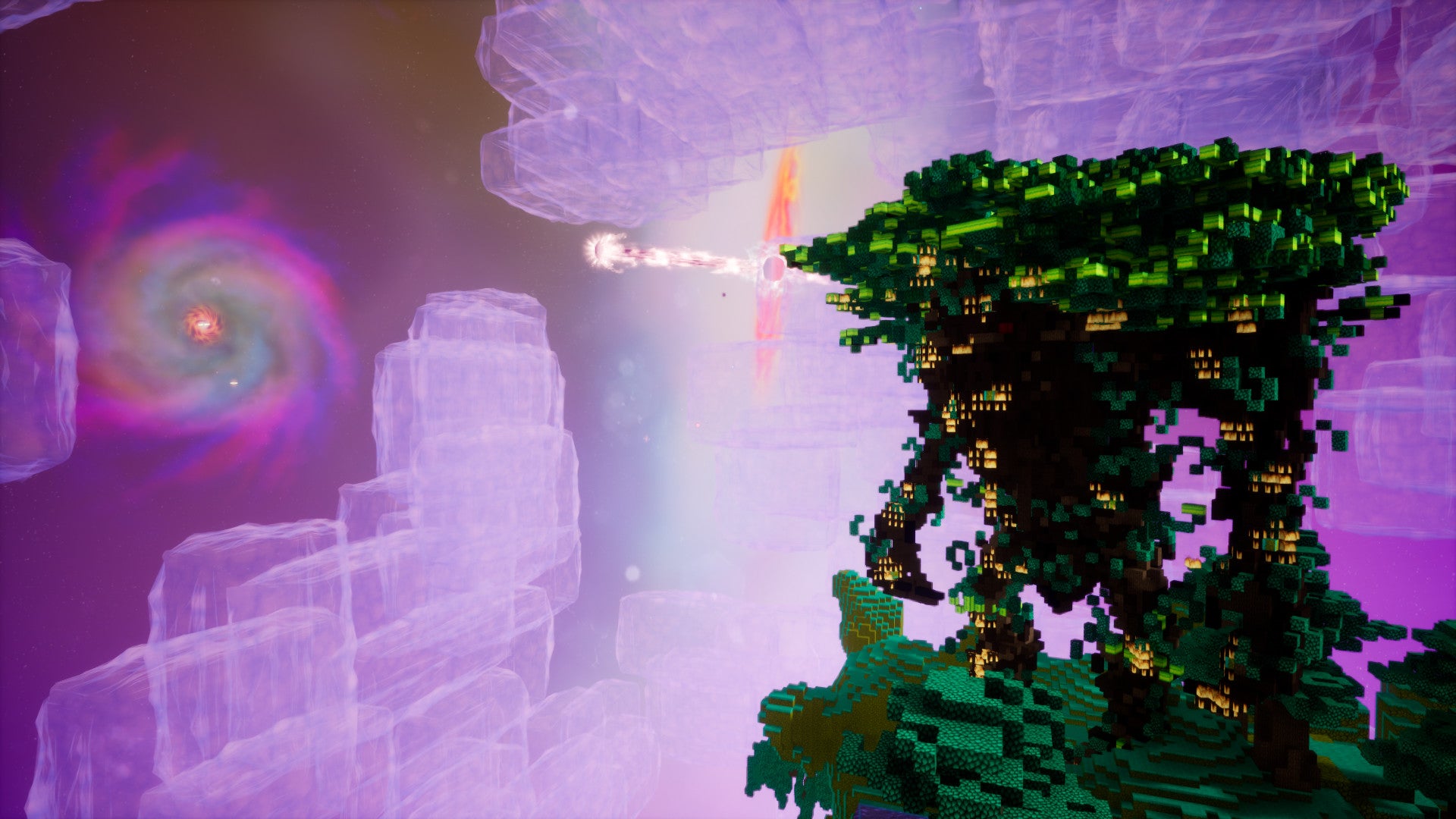 A giant tree monster in an Outerverse screenshot.