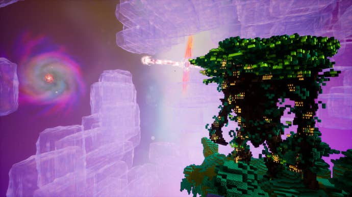 A giant tree monster in an Outerverse screenshot.