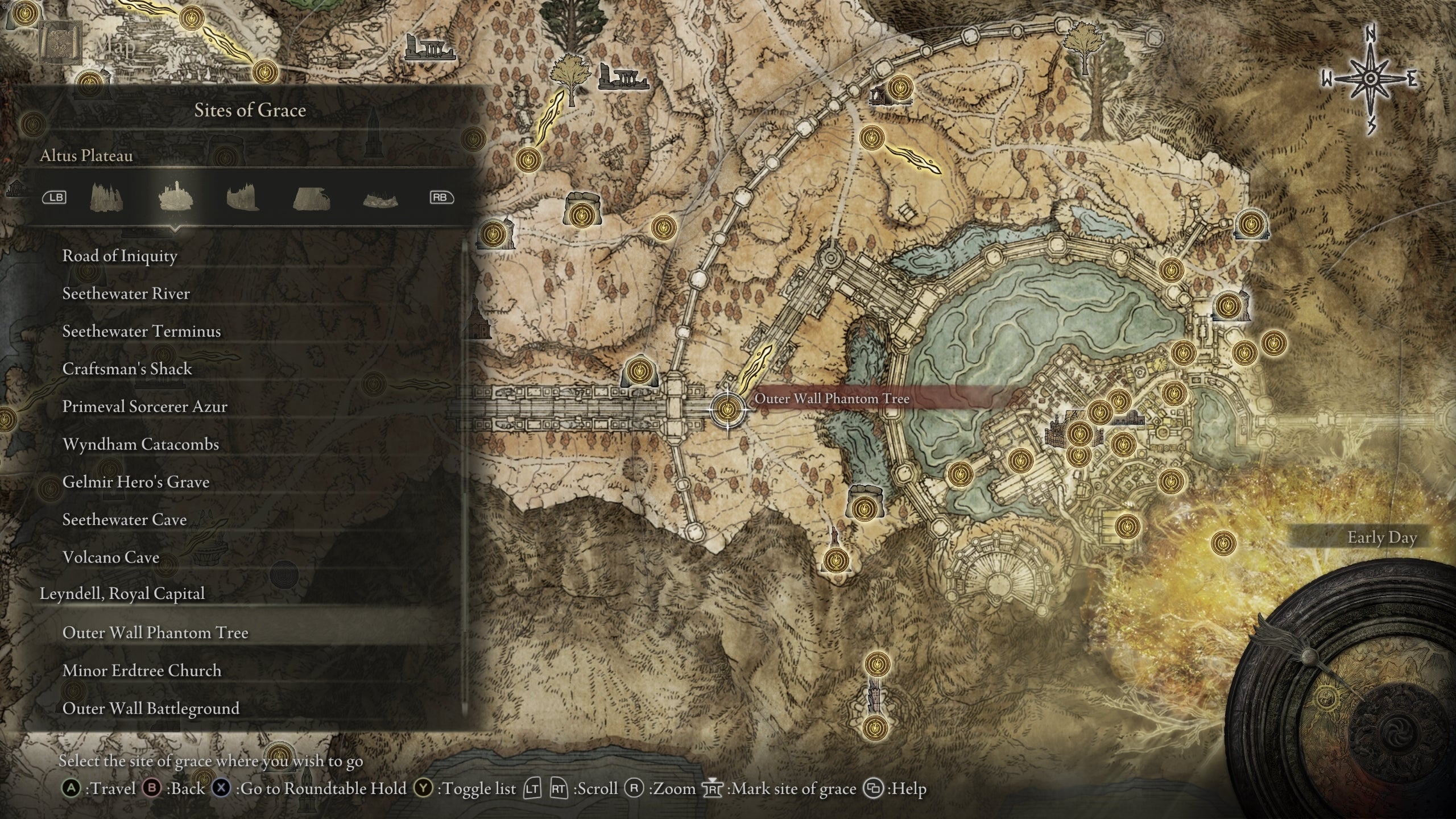 Outer Wall Phantom Tree Grace in Elden Ring