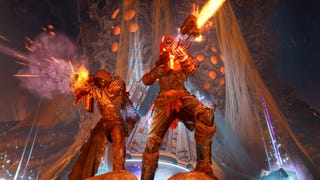 Wizards in an Outriders: New Horizons screenshot.