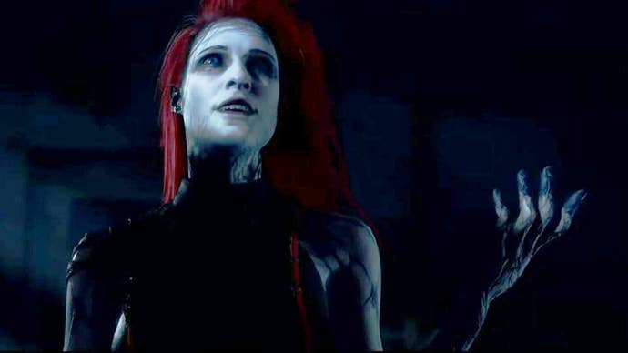 Outriders Worldslayer centres around creepy Altered Erishkigal, who exudes some serious Zuul vibes.