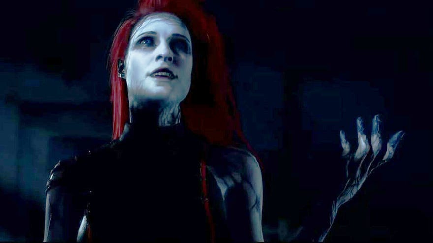 Outriders Worldslayer centres around creepy Altered Erishkigal, who exudes some serious Zuul vibes.