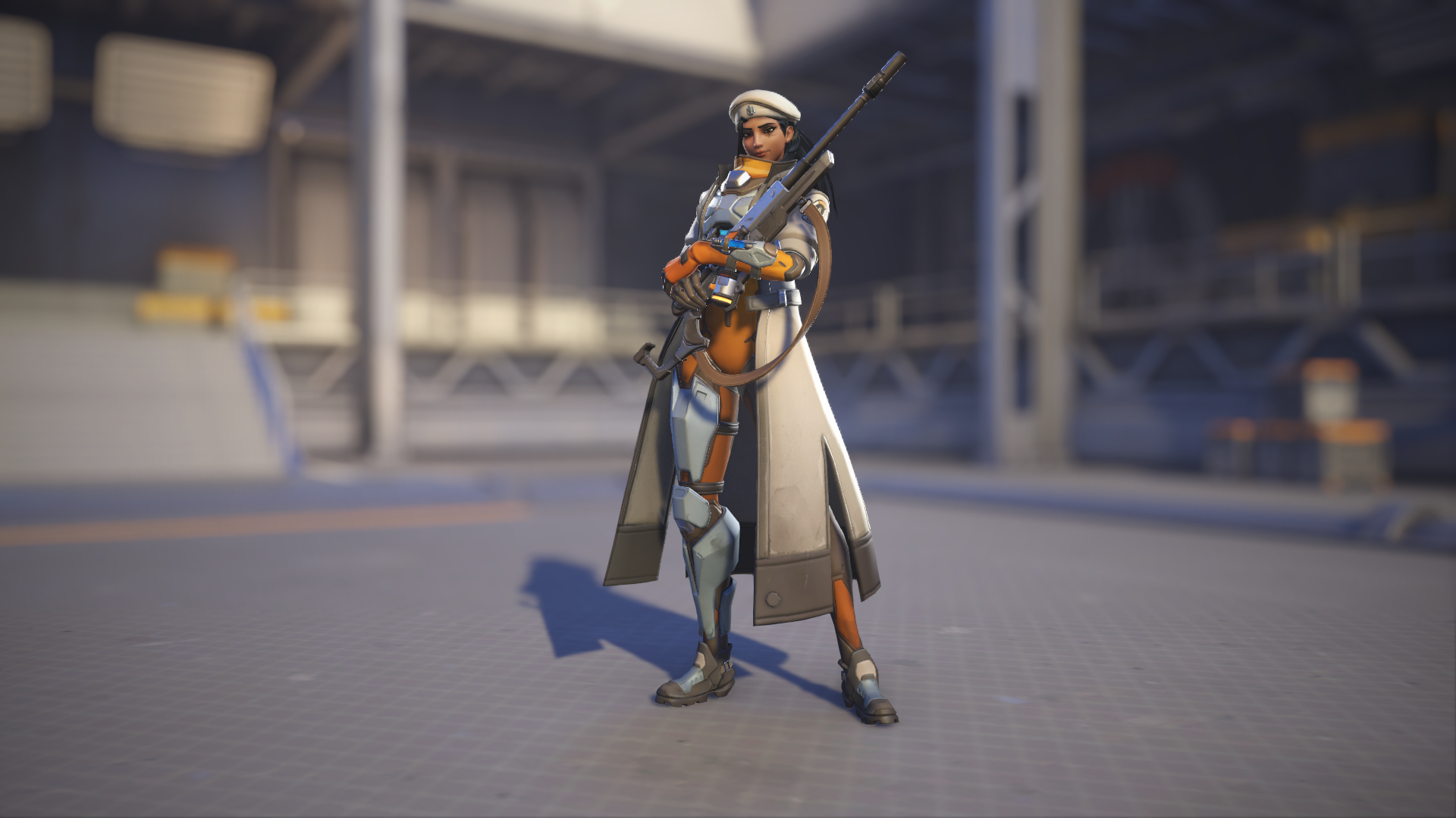 Ana models her Horus skin in Overwatch 2.