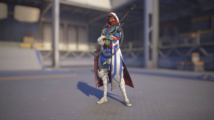 Ana models her Tal skin in Overwatch 2.