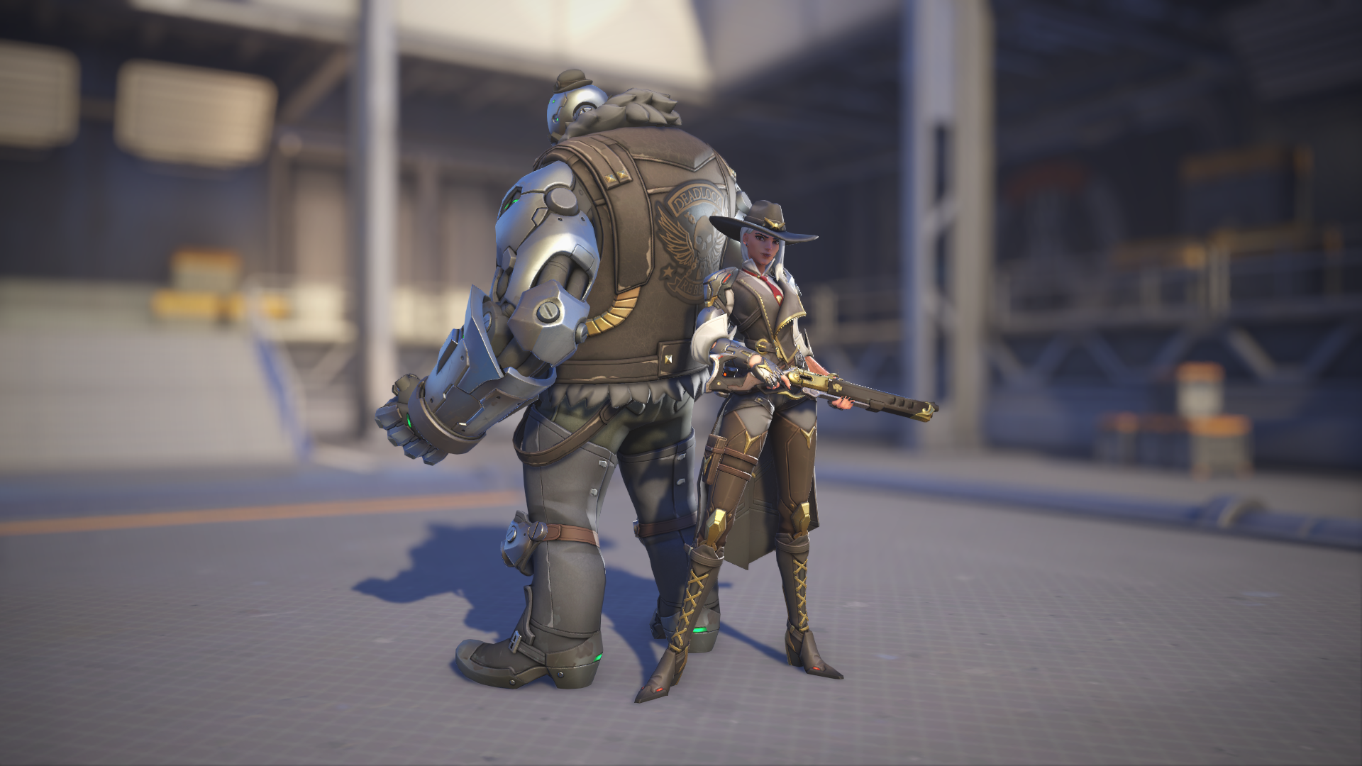 Ashe models her Overwatch 1 skin in Overwatch 2.