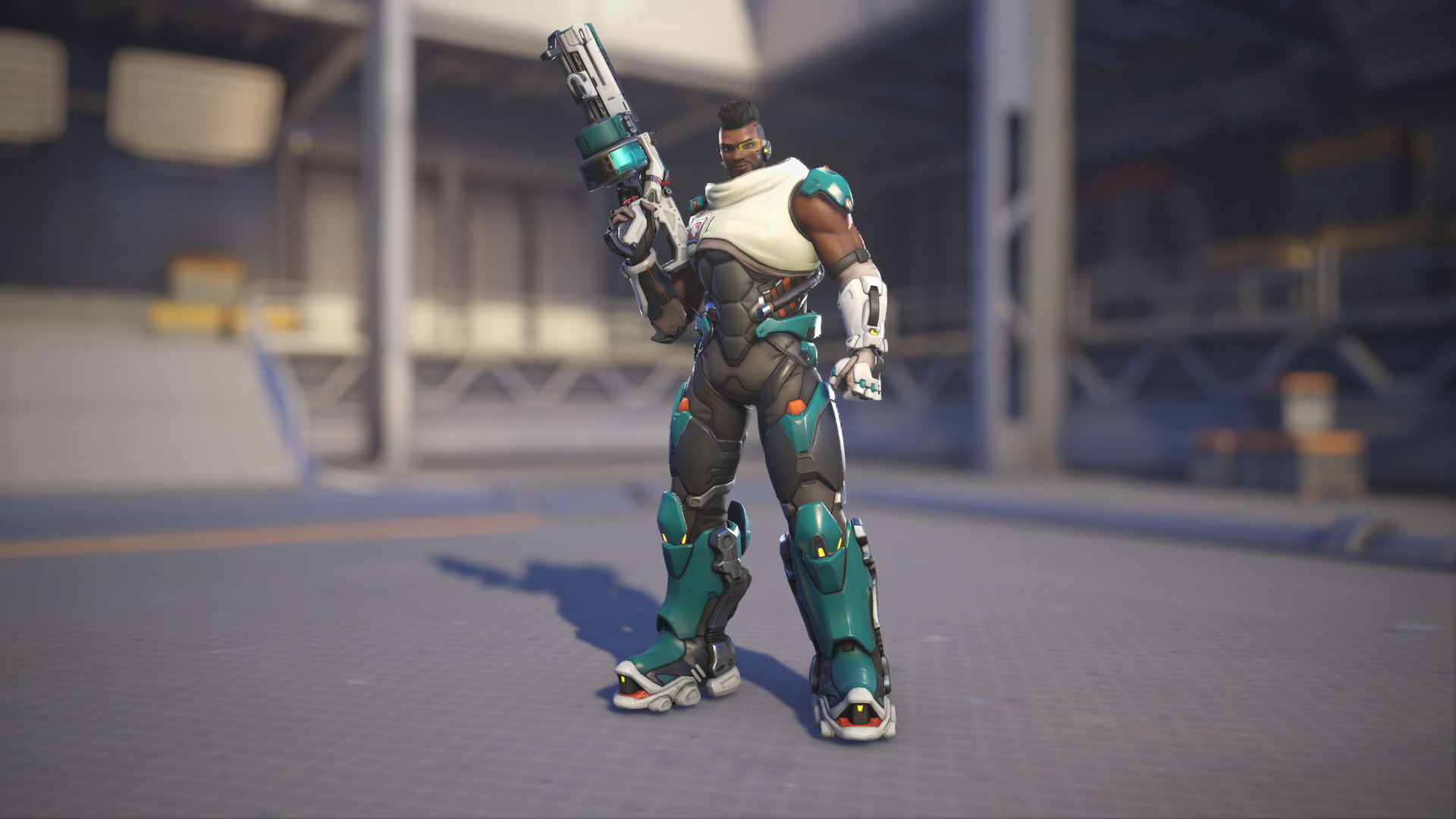 Baptiste models his default Overwatch 2 skin.