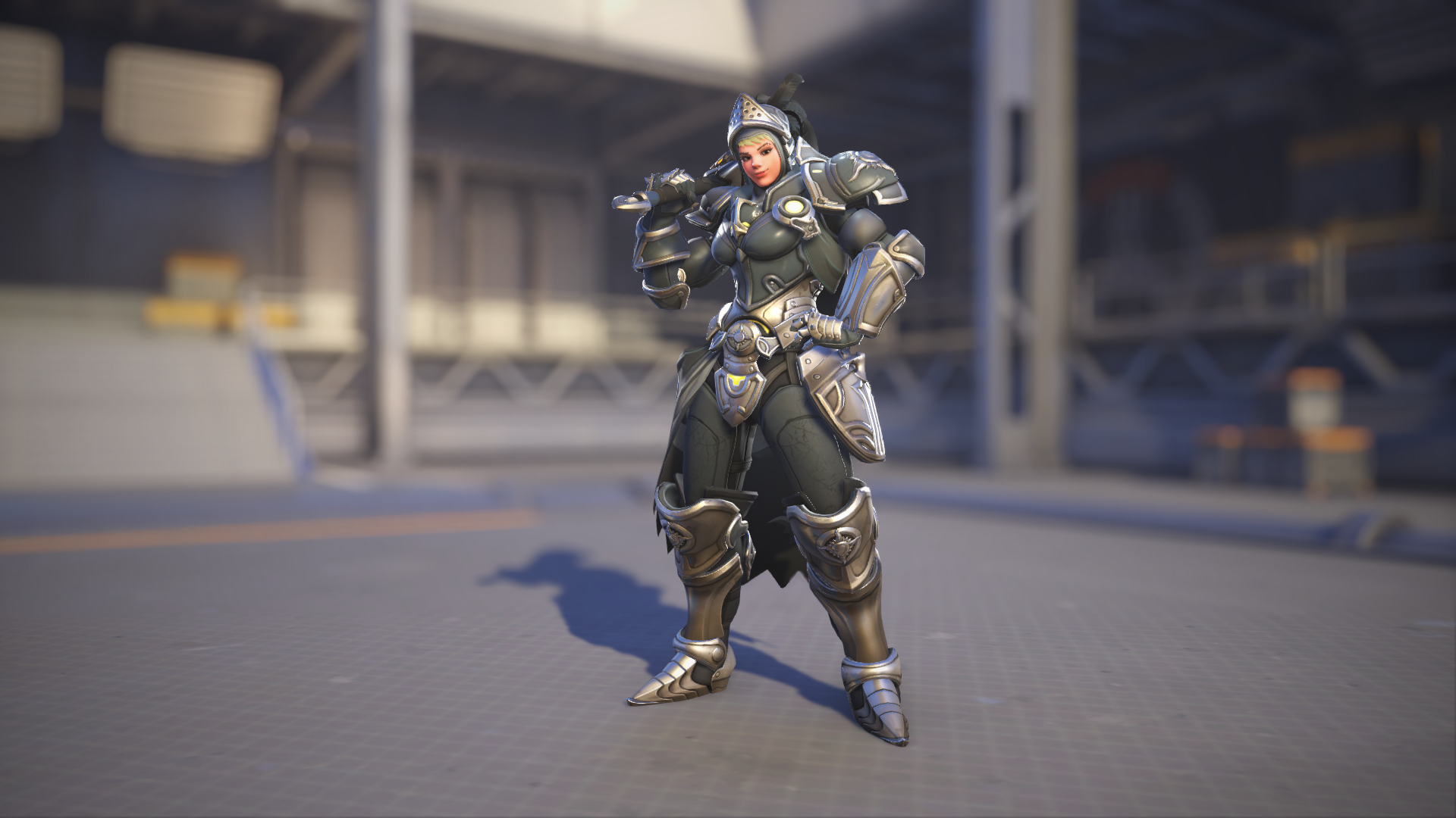 Brigitte models her Máni skin in Overwatch 2.