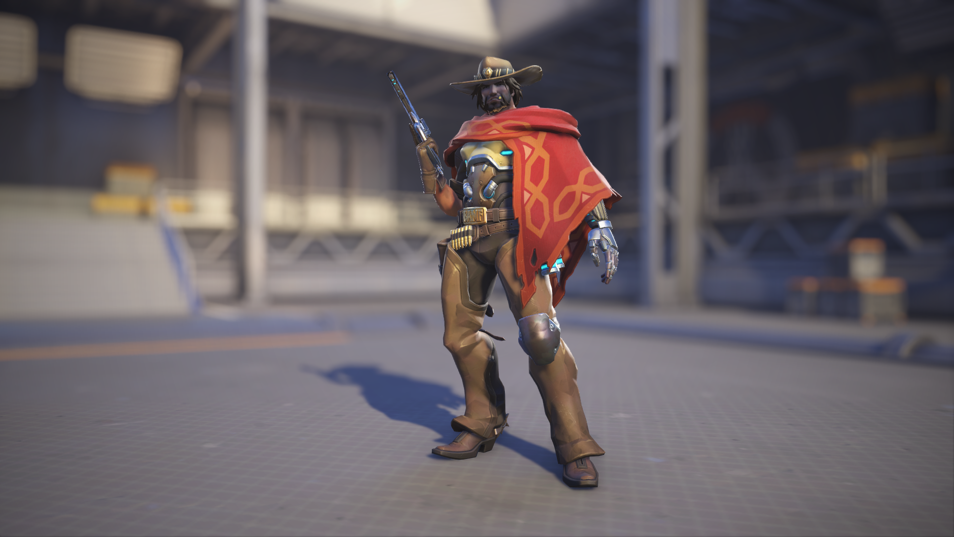Cassidy models his Overwatch 1 skin in Overwatch 2.
