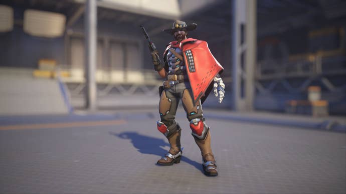 Cassidy models his default Overwatch 2 skin.