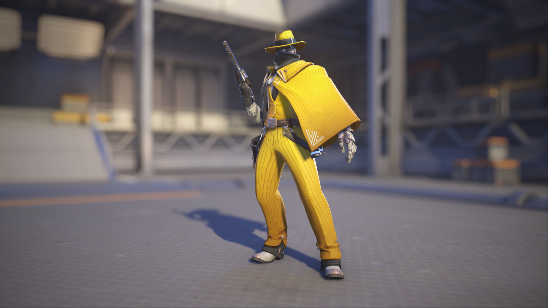 Cassidy models his Vigilante skin in Overwatch 2.