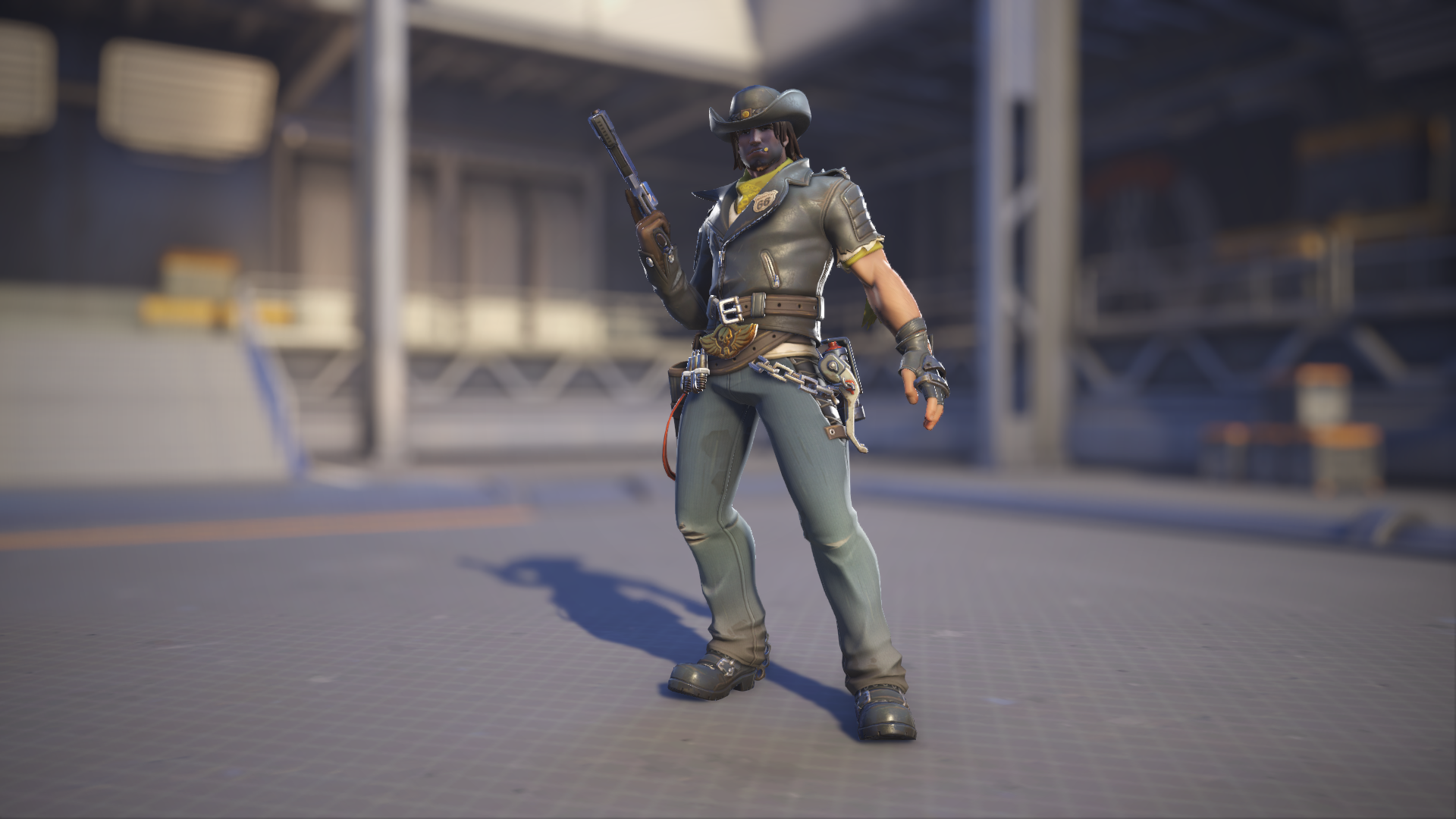 Cassidy models his Deadlock skin in Overwatch 2.