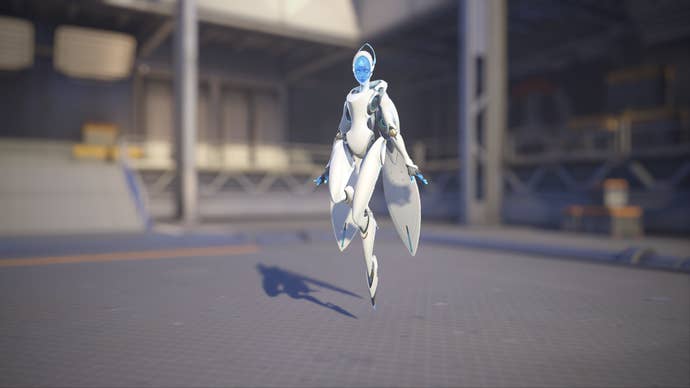 Echo models her Overwatch 1 skin in Overwatch 2.