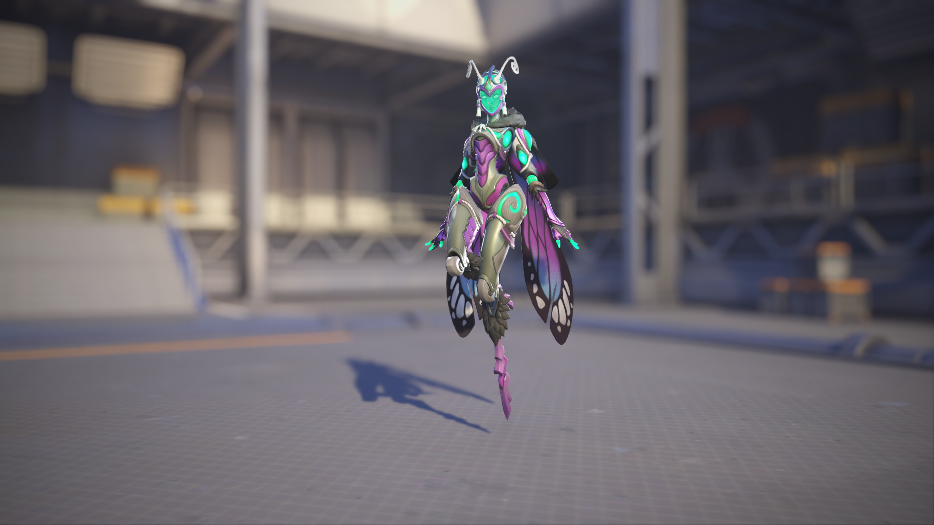 Echo models her Butterfly skin in Overwatch 2.