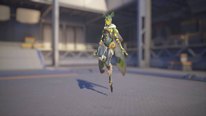 Echo models her Moth skin in Overwatch 2.