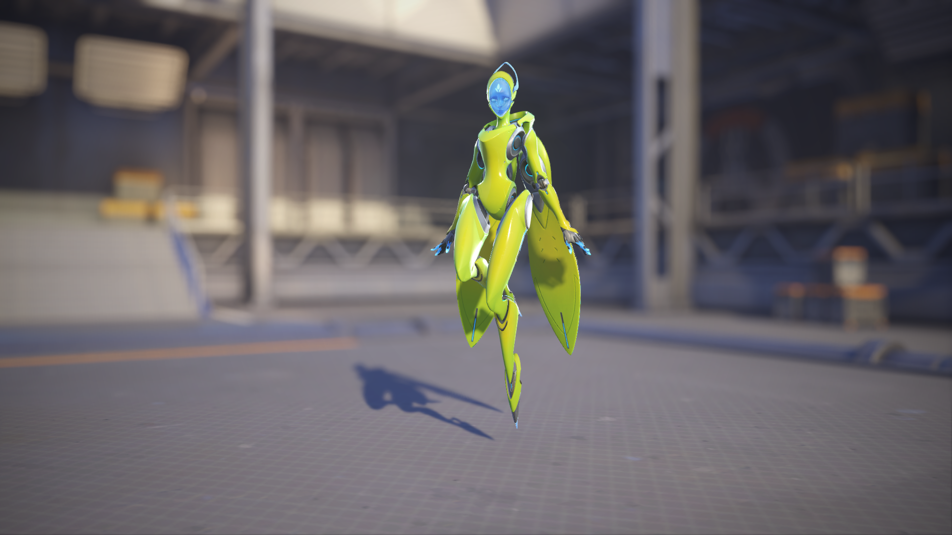 Echo models her Durian skin in Overwatch 2.