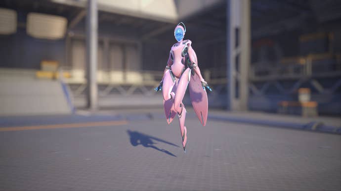 Echo models her Vanda skin in Overwatch 2.