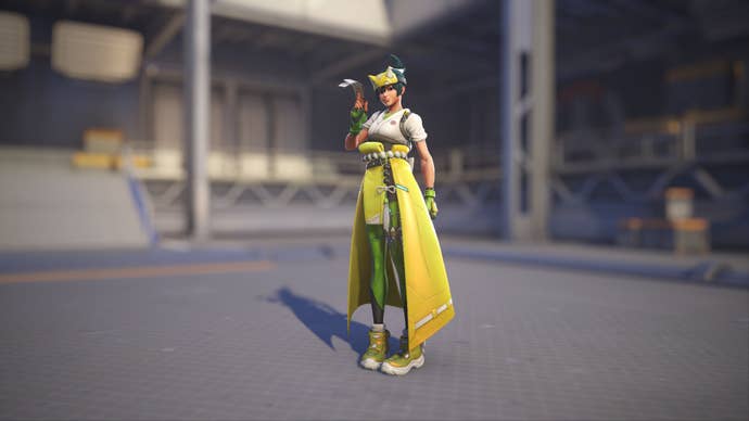 Kiriko models her Take skin in Overwatch 2.