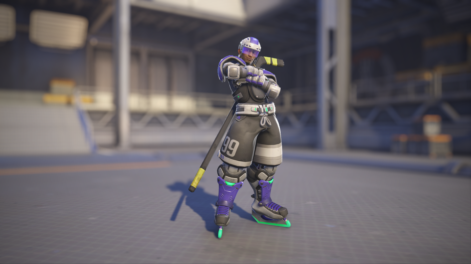 Lúcio models his Breakaway skin in Overwatch 2.