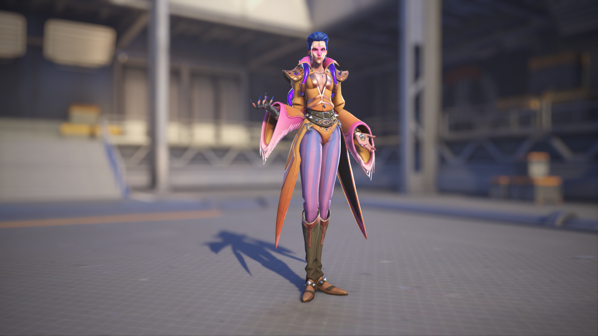 Moira models her Glam skin in Overwatch 2.