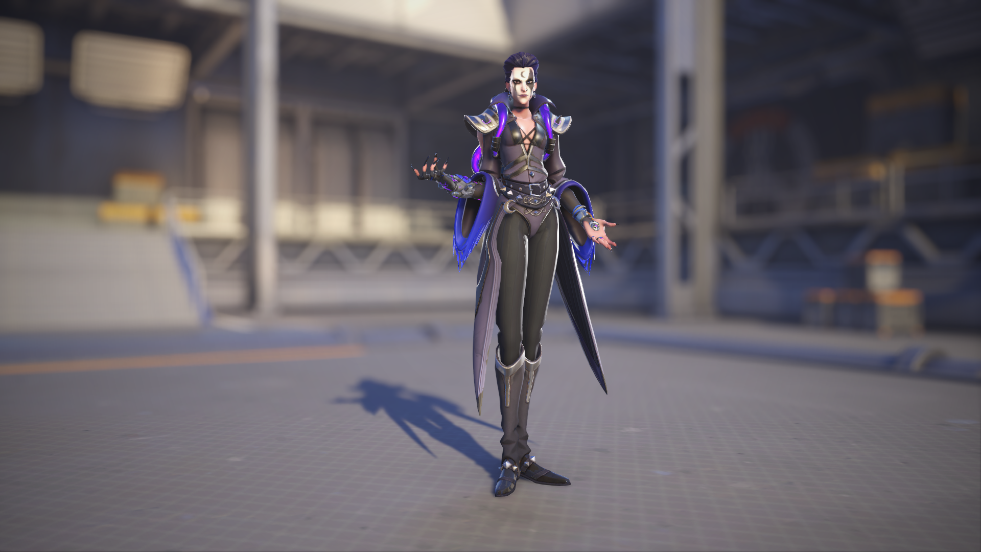 Moira models her Moon skin in Overwatch 2.