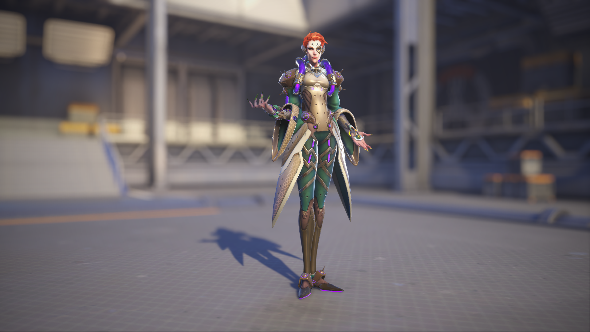 Moira models her Ornate skin in Overwatch 2.