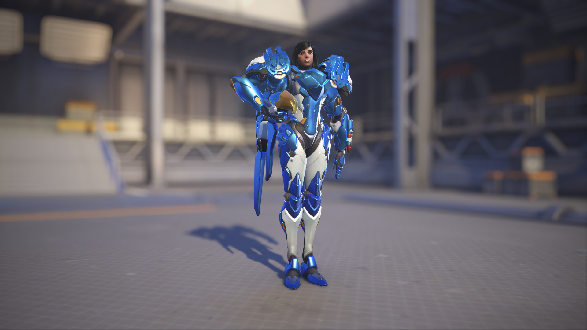 Pharah models her default Overwatch 2 skin.