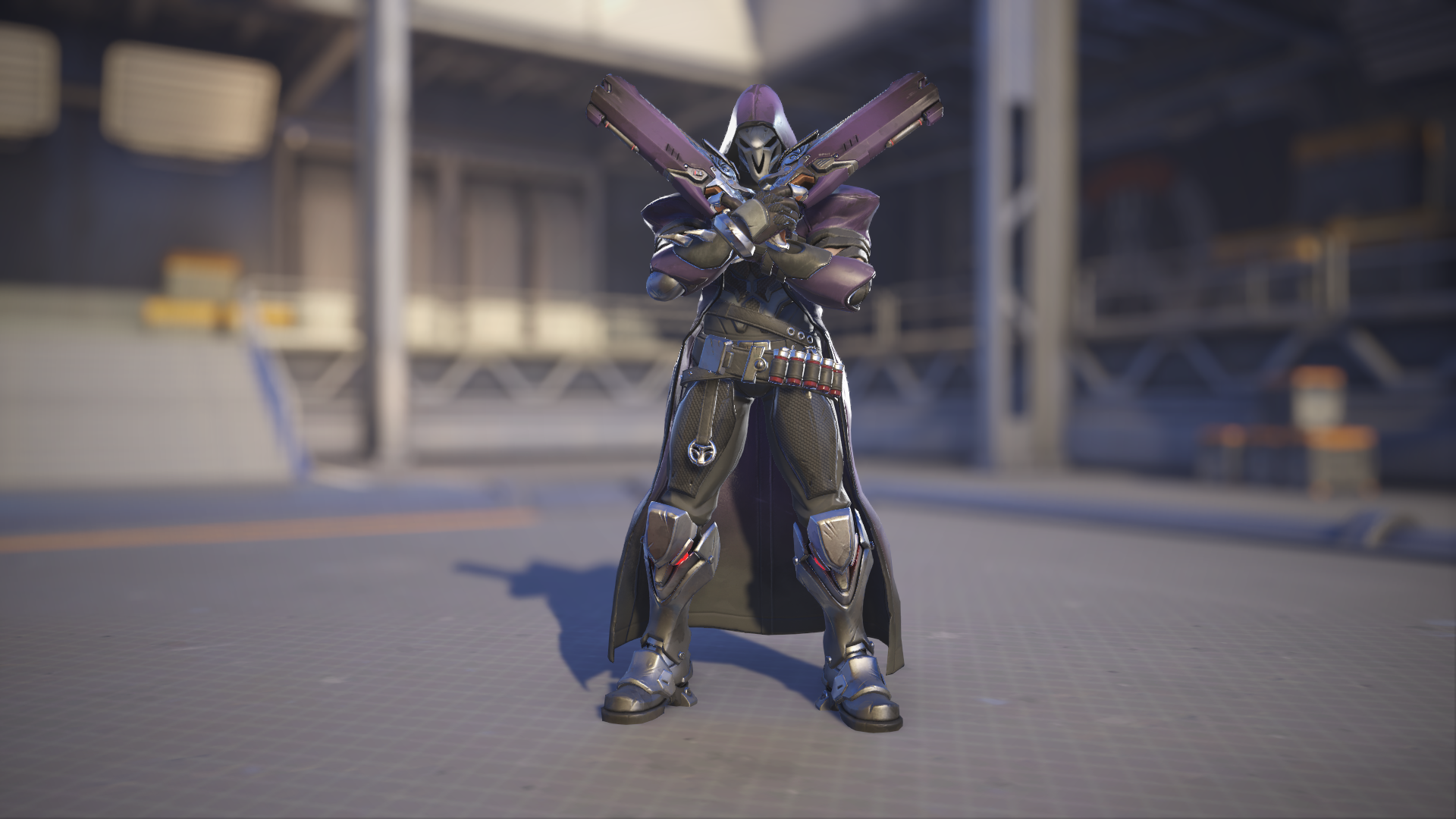 Reaper models his Royal skin in Overwatch 2.