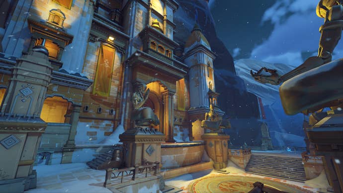 Part of Shambali Monastery, Season 2’s new Escort map in Overwatch 2.