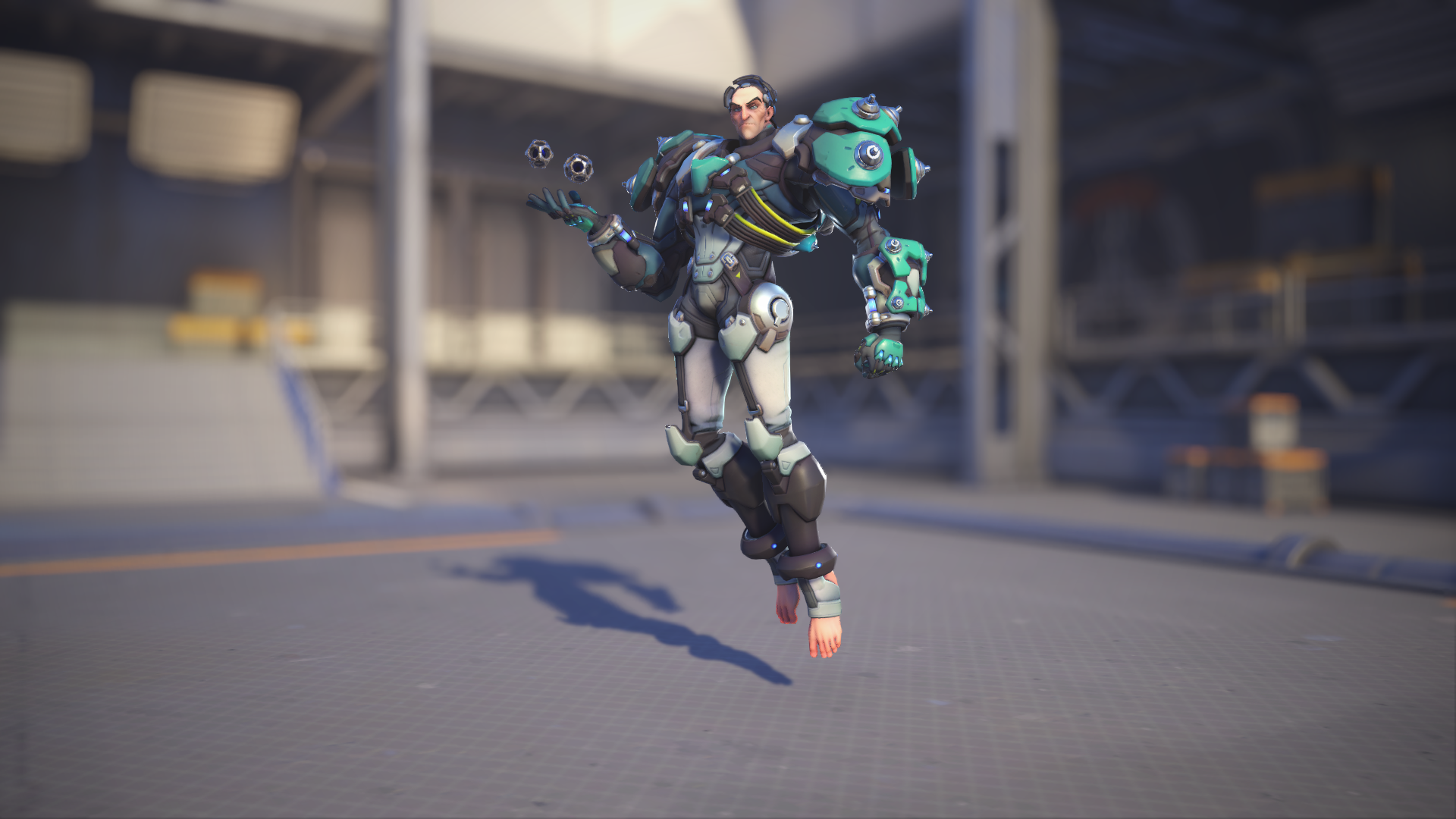Sigma models his Overwatch 1 skin in Overwatch 2.