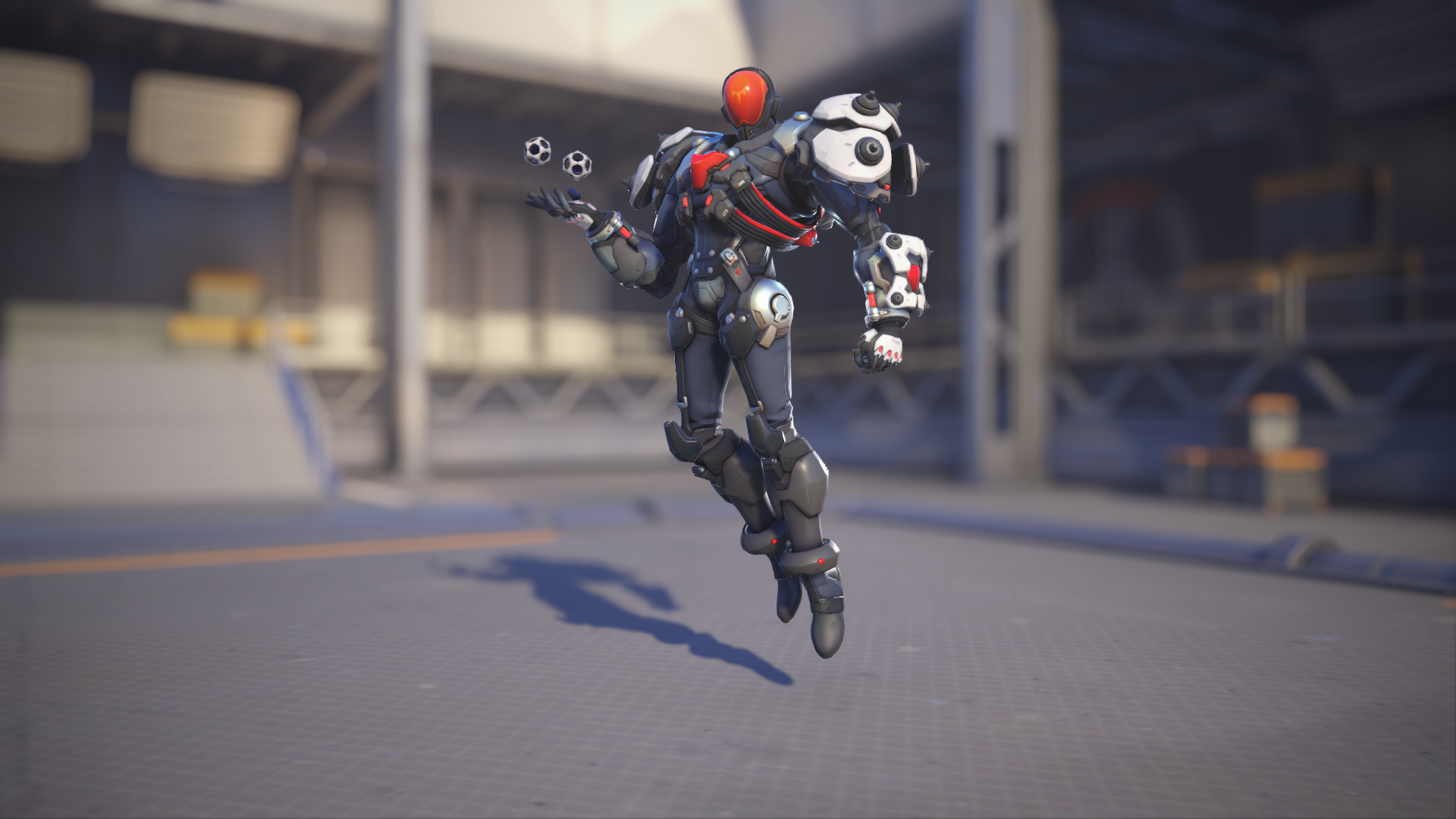 Sigma models his Talon skin in Overwatch 2.