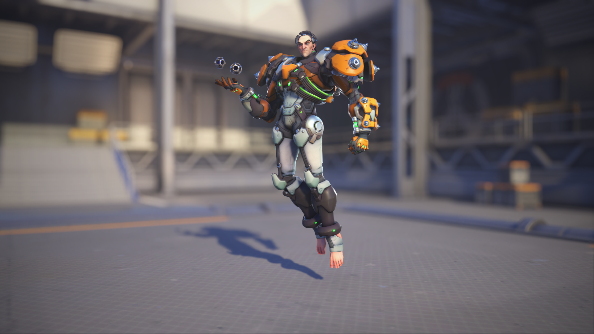 Sigma models his Oranje skin in Overwatch 2.