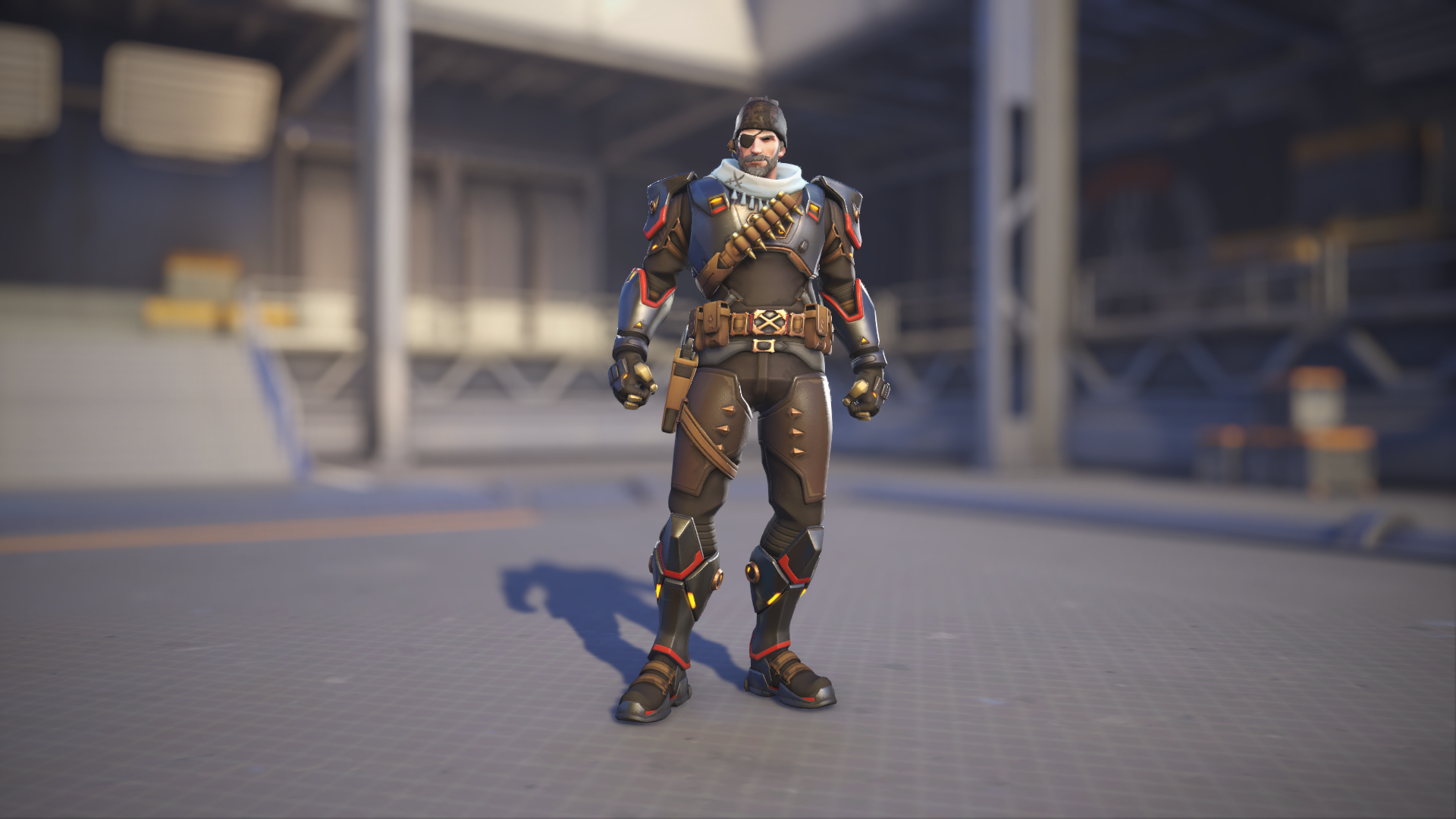 Soldier: 76 models his Space Raider skin in Overwatch 2.