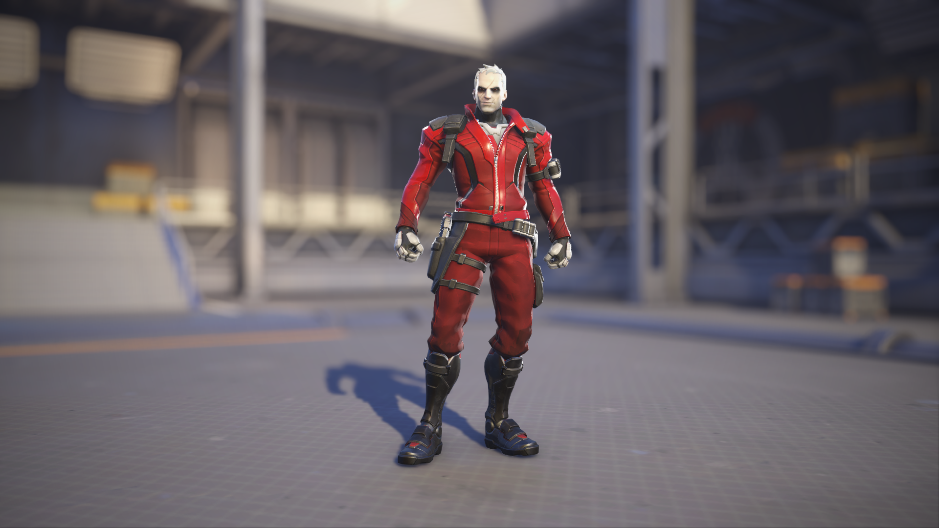 Soldier: 76 models his Immortal skin in Overwatch 2.