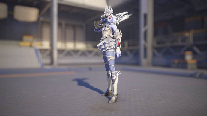 Widowmaker models her Odette skin in Overwatch 2.